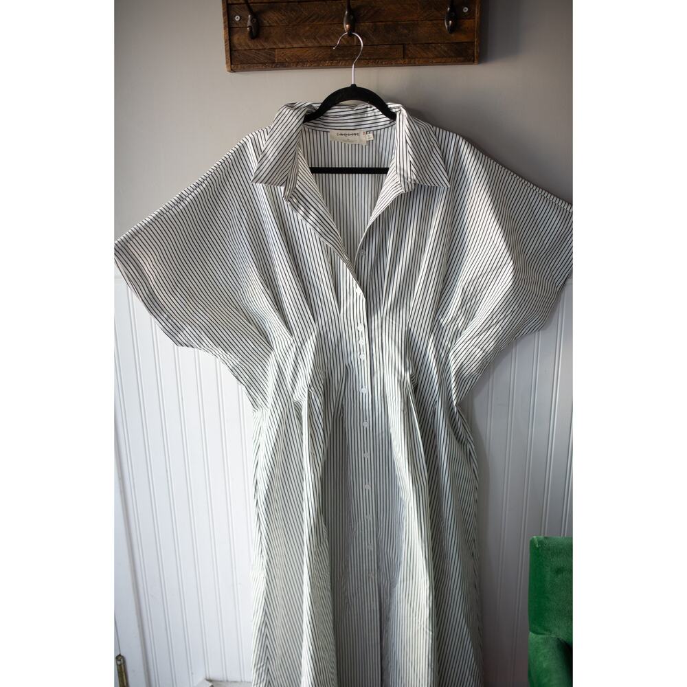 Anthropologie The Tobie Button-Front Pleated Shir… - image 3